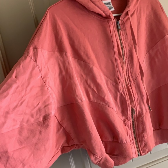 PINK Victoria secret jacket with hoodie - Picture 2 of 4